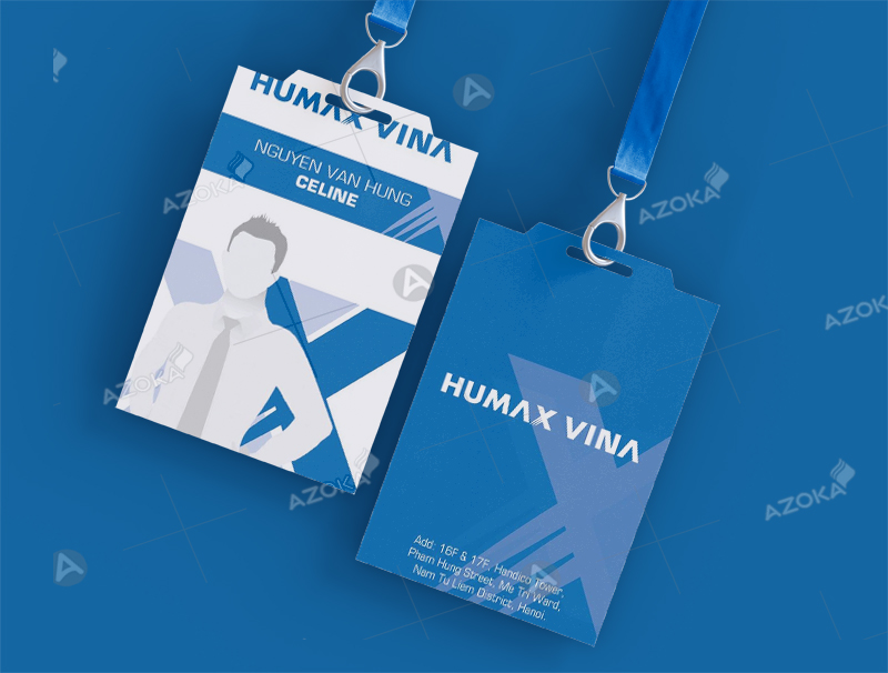 Thiết kế thẻ nhựa PVC đeo dây dựa theo yêu cầu khách hàng