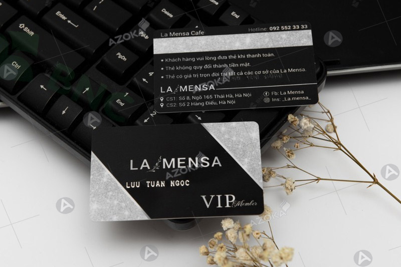 Mẫu thẻ nhựa thành viên VIP Member sang trọng