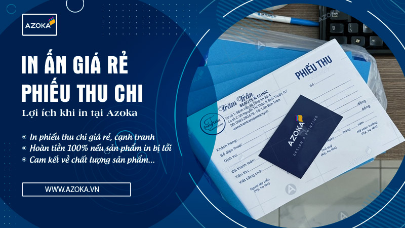 In ấn phiếu thu chi giá rẻ tại Hà Nội
