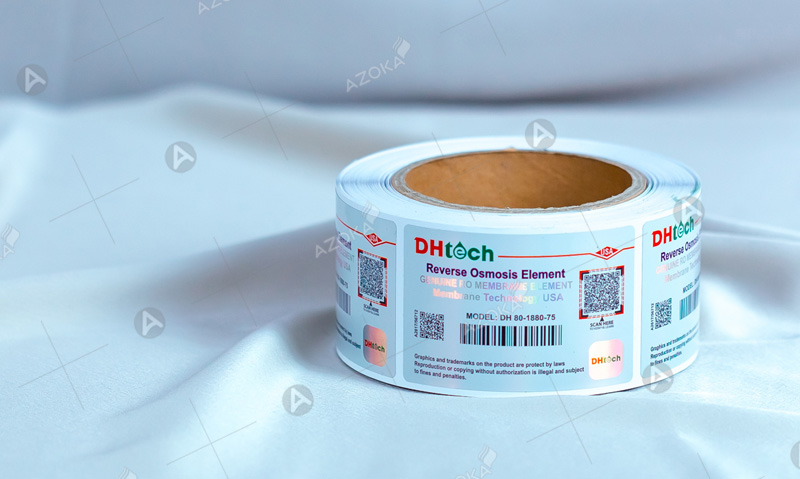 Mẫu tem nhãn barcode cuộn tại Azoka