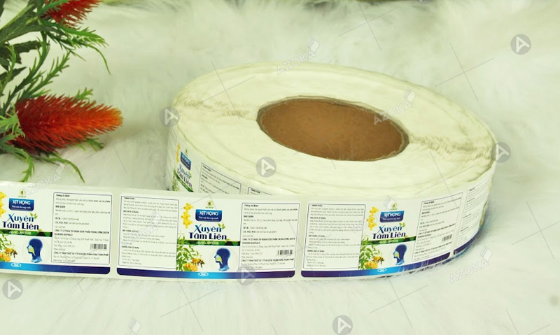 Mẫu decal cuộn đẹp của Xuyên Tâm Luyên