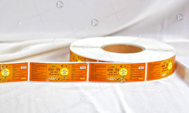 Mẫu decal cuộn của Hồng Yến được thiết kế tại Azoka