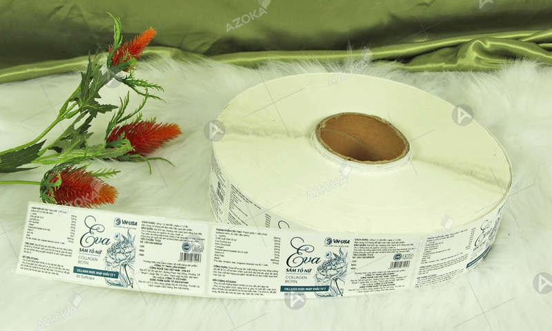 Mẫu decal cuộn sâm tố nữ Eva