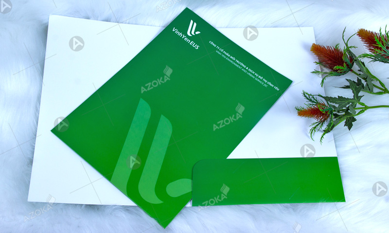 Mẫu kẹp file dự án của Cty môi trường VinhyenEUS