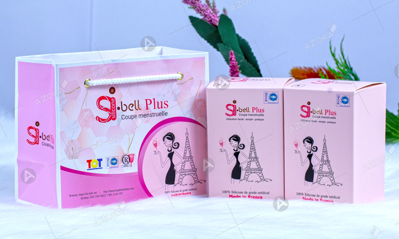 Mẫu túi giấy đựng sản phẩm cốc tiệt trùng