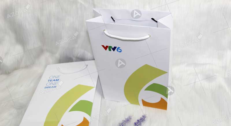Mẫu túi giấy có quai của đài truyền hình VTV6