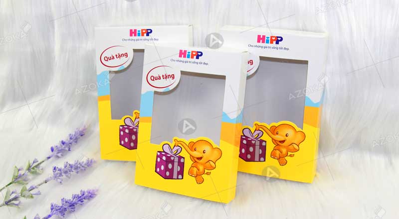 Mẫu hộp giấy đựng quà tặng của Hipp
