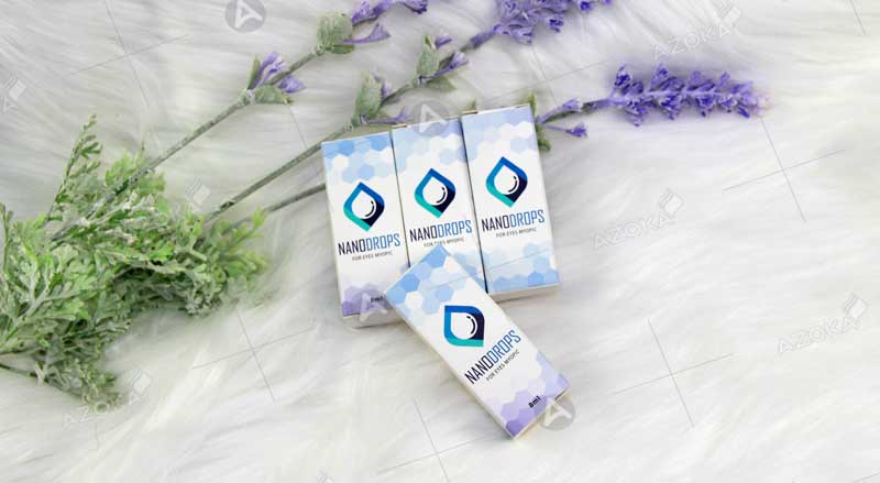 Mẫu hộp giấy đựng thuốc nhỏ mắt Nanodrops