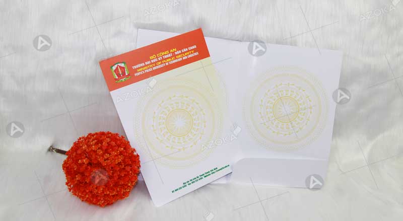 Mẫu kẹp file tài liệu của bộ Công An Nhân Dân Bắc Ninh