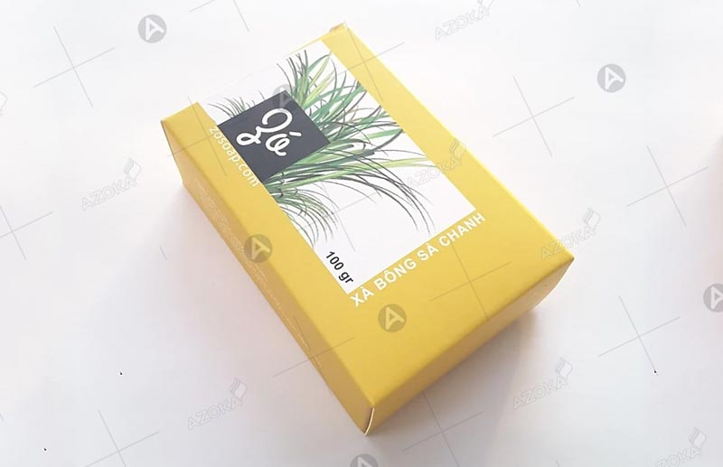 In hộp giấy đựng xà bông bằng giấy ivory