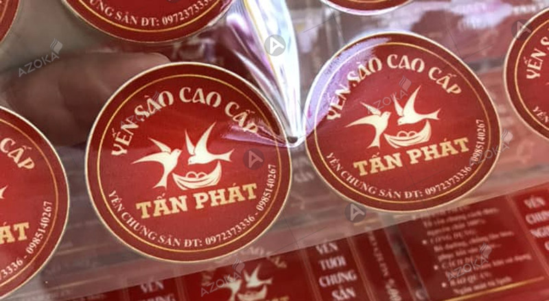 Mẫu sticker dán nổi