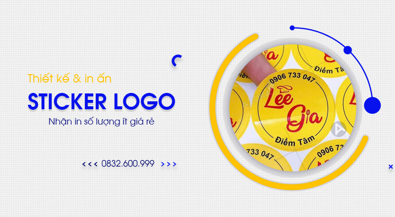 In logo sticker
