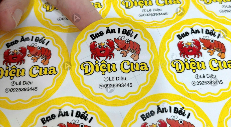 Mẫu logo sticker