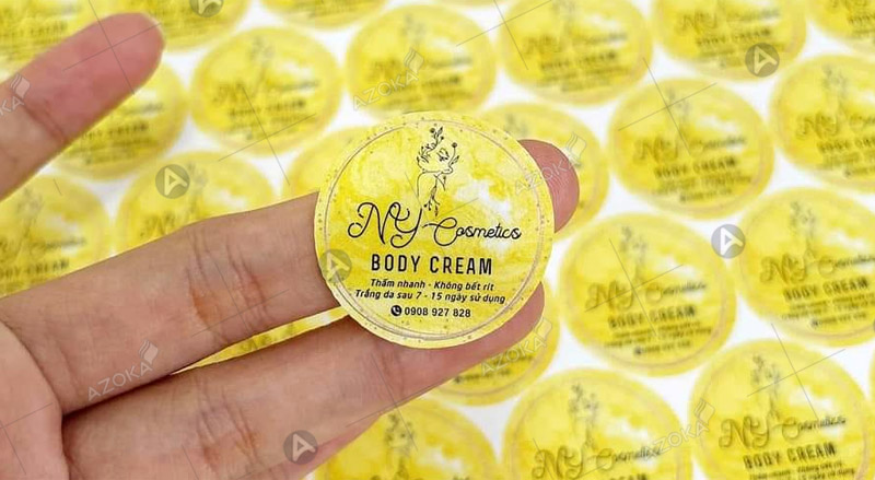 In logo sticker