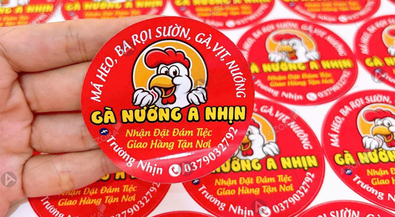 Mẫu logo sticker