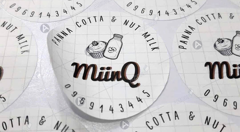 Mẫu sticker dán ly cà phê
