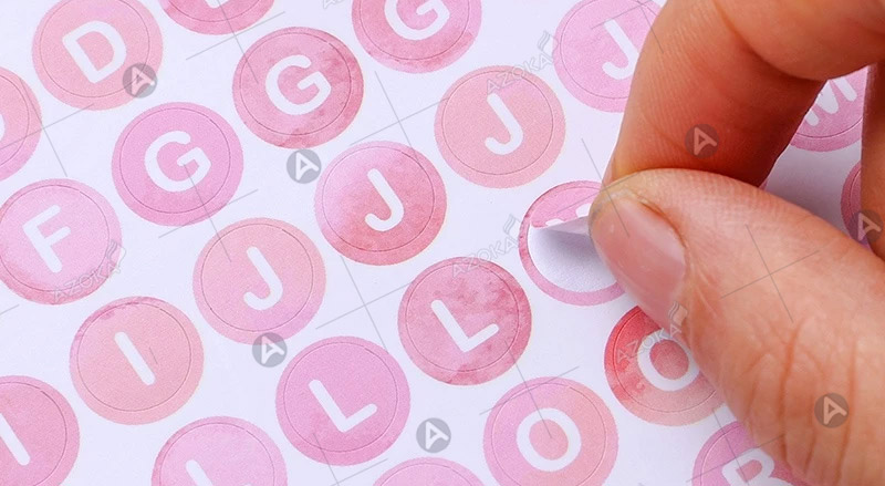Mẫu sticker chữ cái là gì?