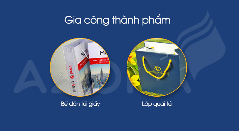 Gia công thành phẩm túi giấy