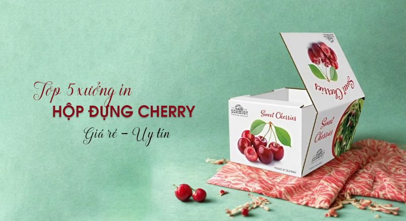 Top 5 xưởng in hộp giấy đựng cherry tại Hà Nội